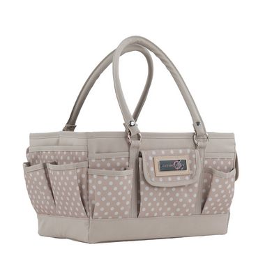 Everything Mary Deluxe Store & Tote Tan Dot