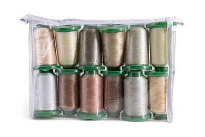 Luxury Exquisite 1000m 12 Spool Pack-LNeutrals