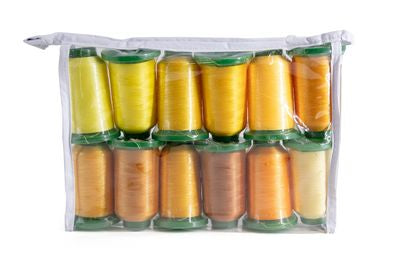 Luxury Exquisite 1000m 12 Spool Pack-Yellows