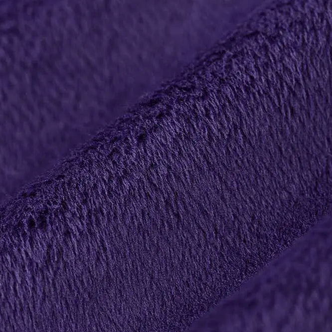 Eggplant Solid Cuddle 3 58/60" Fabric per yard