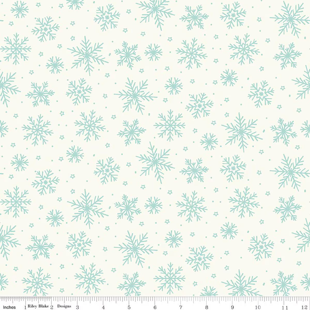 RB Snowflakes White - The North Pole