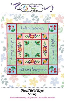Spring Floral Table Topper Pattern