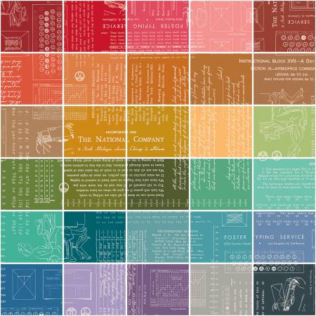 RB TYPE/ography Fat Quarter Bundle A, 30 Pcs.