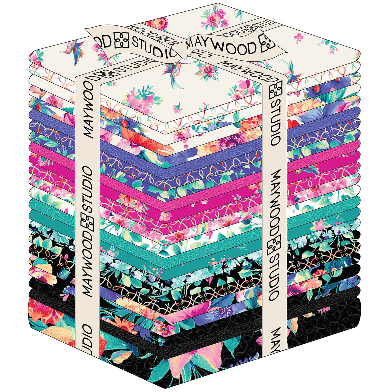Summer Buzz Fat Quarter Bundle 23 pcs - 100% Cotton