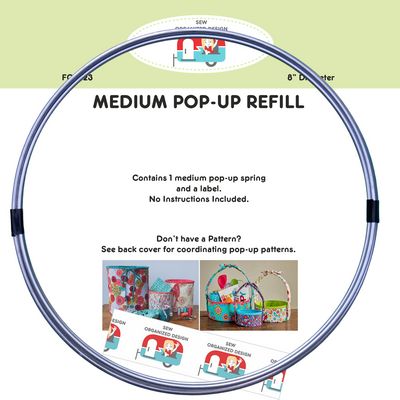 8in Medium Pop-Up Refill