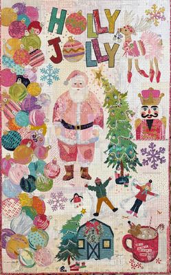 Holly Jolly Collage Pattern by Laura Heine