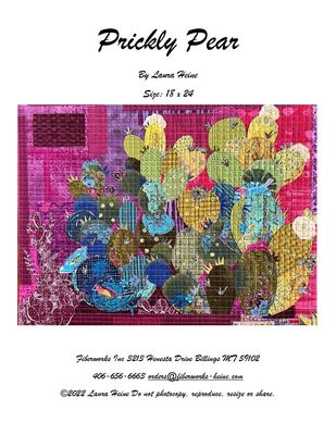 Prickly Pear Collage Pattern by Laura Heine