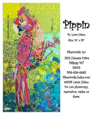 Pippin (Parrot) Collage Pattern by Laura Heine