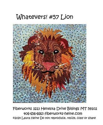 Whatevers! #57 Lion Collage Pattern