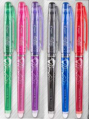 Frixion XF Gel Pen 6pc Assorte