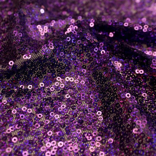 Flirt Stretch Mesh Sequin Fabric | Blue Moon Fabrics