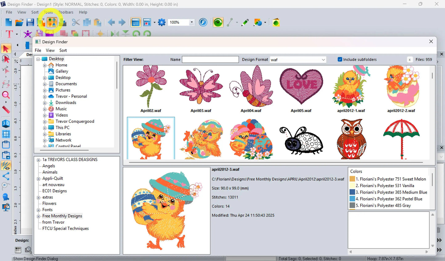 Floriani Design Finder Plus