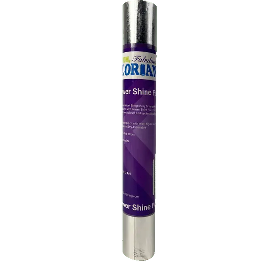Floriani Power Shine Foil - 9" x 12" - Silver