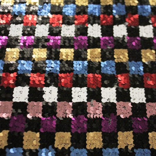 Glistenup Stretch Mesh Sequin Fabric | Blue Moon Fabrics