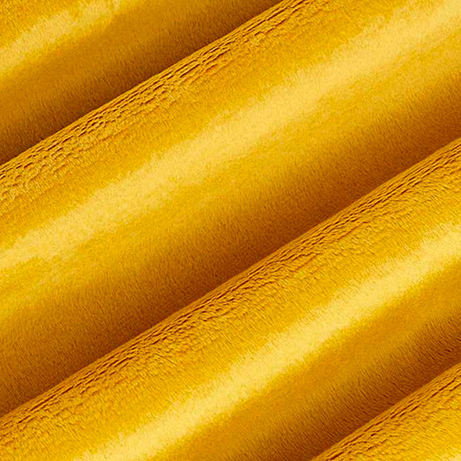 Gold Solid Cuddle 3 58/60" Fabric per yard