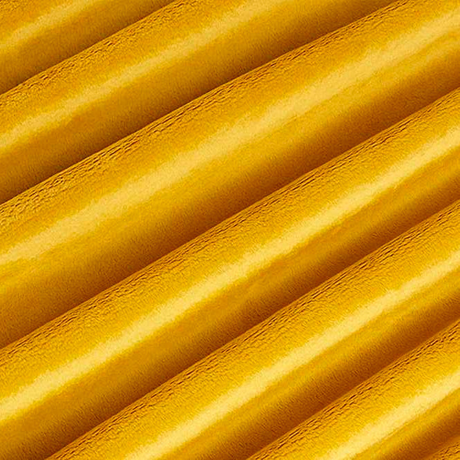 Gold Solid Cuddle 3 58/60" Fabric per yard