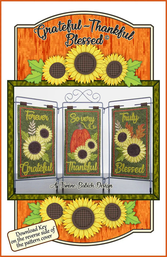 Grateful Thankful Blessed Table Top Display
