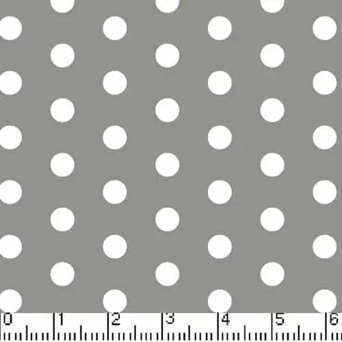Gray Little Dot 45" wide Fabric per yard