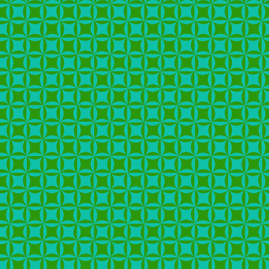 Green Breezeway Colorblock Party 43/44" Cotton Fabric Per Yard