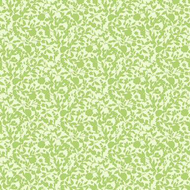 Green Digital Wendy Lovelies 44"/45" Cotton Fabric Per Yard