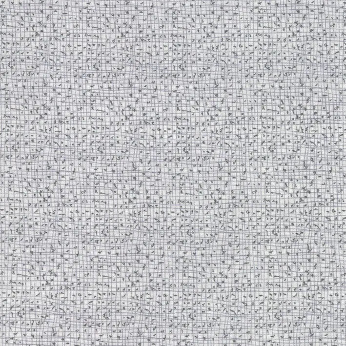 Grey Heather Thatched Cotton Wideback Fabric - ( 3/4 Yard Pack )