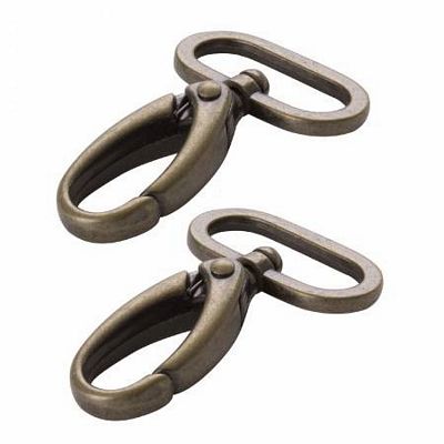 Swiv HK  fl 1.5in Antiq BR 2pc
