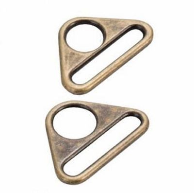 Tri-Ring fl 1.5in Antiq BR 2pc