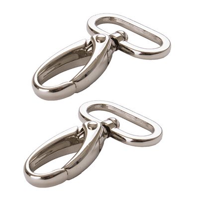Swivel Hook 1in Nickel 2 pcs