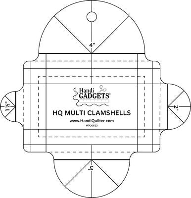 Multi Clamshell Ruler