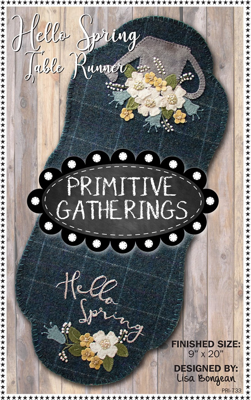 Hello Spring Table Runner