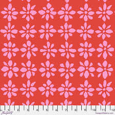 FS K. Fassett Snow Flower Red