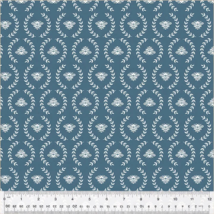 WD Clover and Dots Denim Bee