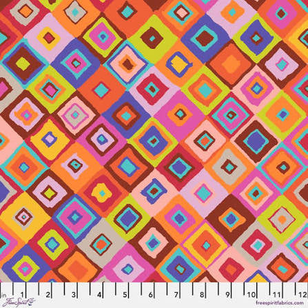 FS K. Fassett Square Dance Red