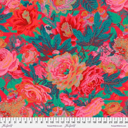 FS K. Fassett Floral Burst Red