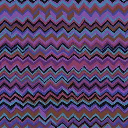 FS K. Fassett Zig Zag Purple