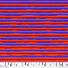 FS K. Fassett Comb Stripe Purple