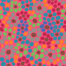 FS K. Fassett Flower Dot Pink