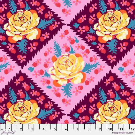 FS Anna Maria Rose Tile Plum