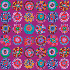 FS K. Fassett Carpet Cookies Magenta