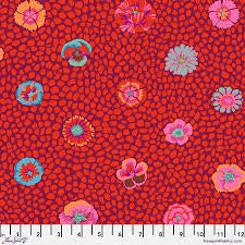 FS K. Fassett Guinea Flower Red