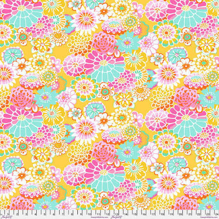 FS K. Fassett Asian Circles Yellow