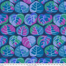 FS K. Fassett Palm Leaves Blue