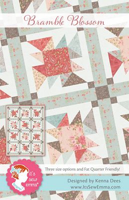 Bramble Blossom Quilt Pattern by It’s Sew Emma