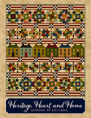 Heritage, Heart, and Home Quilt Pattern *6/26