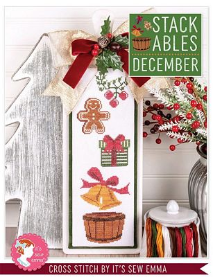 December Stackables Cross Stitch Pattern