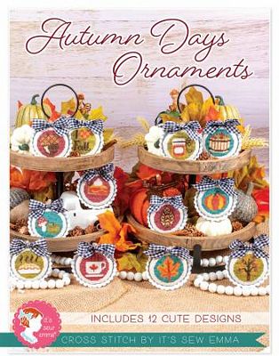 Autumn Day Ornaments Cross Sttich Pattern