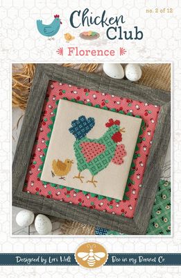 Florence Chicken Club #2 Cross Stitch