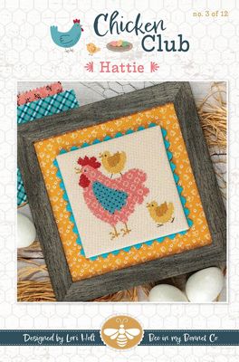 Hattie Chicken Club #3 Cross Stitch
