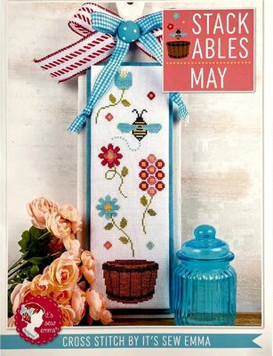 May Stackables Cross Stitch Pattern