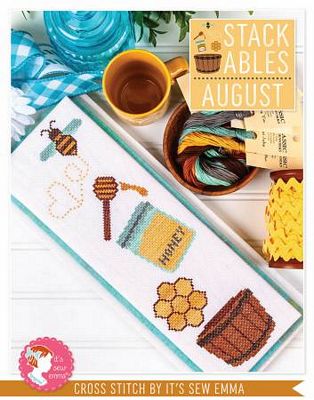 August Stackables Cross Stitch Pattern